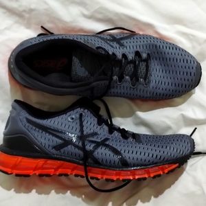 Asics Gel Quantum - Size 11 Men's - Gray/Black/Orange